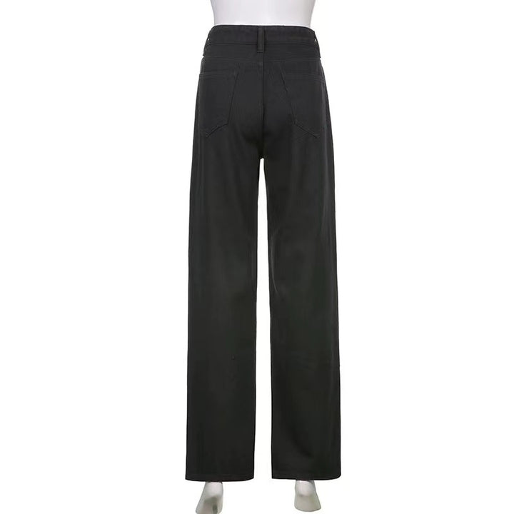 Women casual cargo pants with eye-catching skeleton design Lisslune