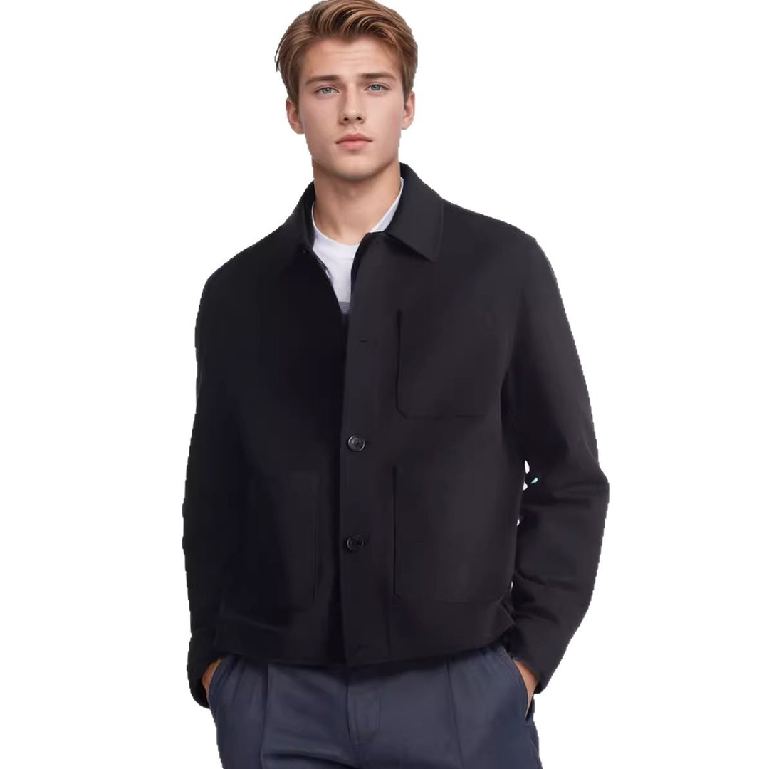 Men's stylish utility jacket with practical pockets Lisslune