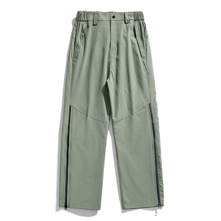 Men's Technical Sports Pants with Elastic Waistband and Practical Pockets Lisslune