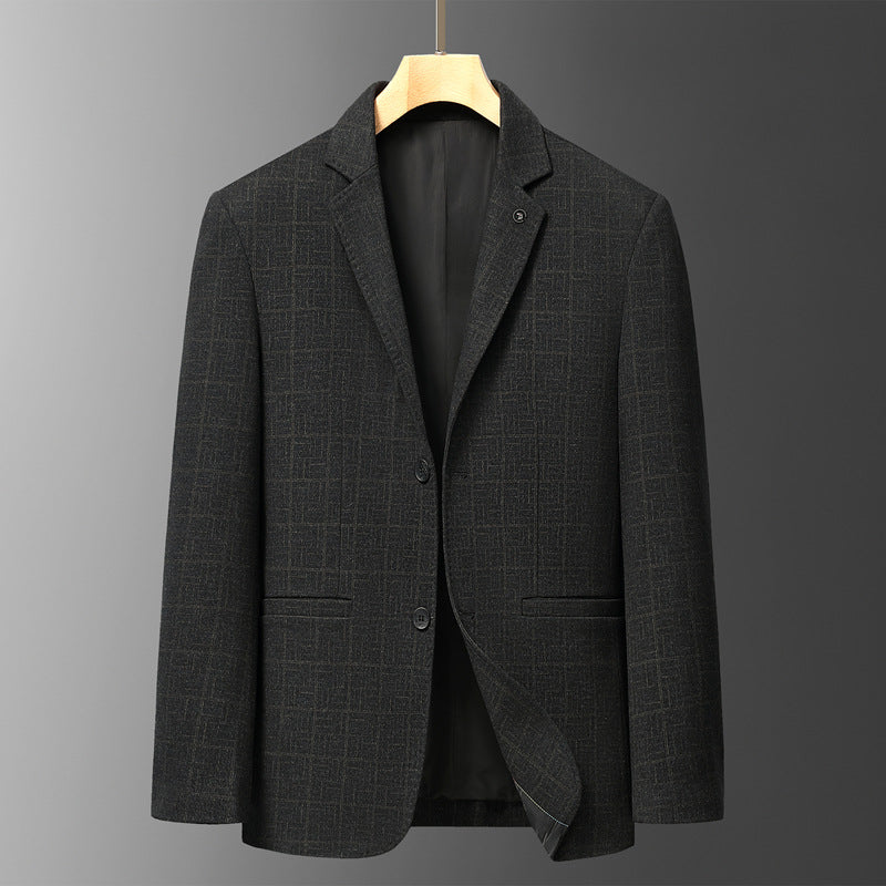 Men's Stylish Blazer Jacket with Fine Patterned Texture Lisslune