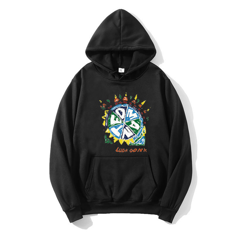 Women's hoodie with creative graphic print Lisslune