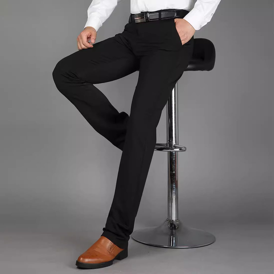 Men's elegant suit trousers with fine details Lisslune