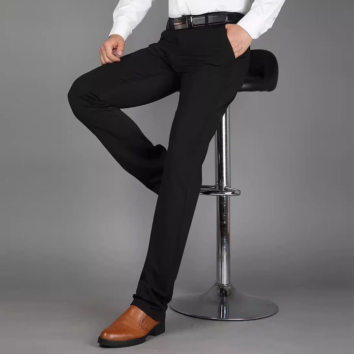 Men's elegant suit trousers with fine details Lisslune