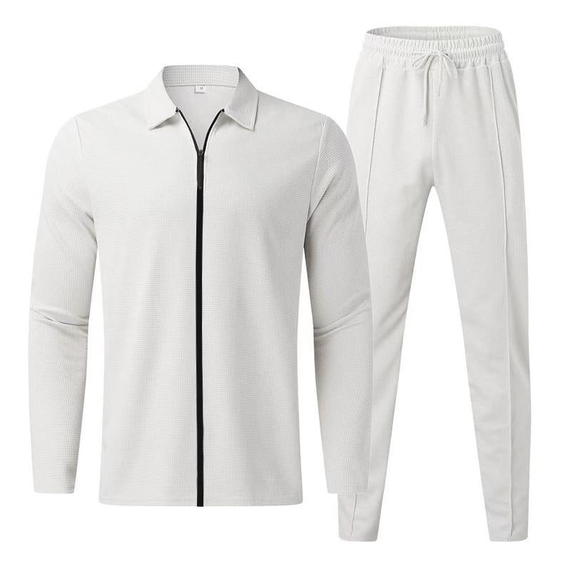 Men's sporty training overall with modern zipper and breathable inserts Lisslune