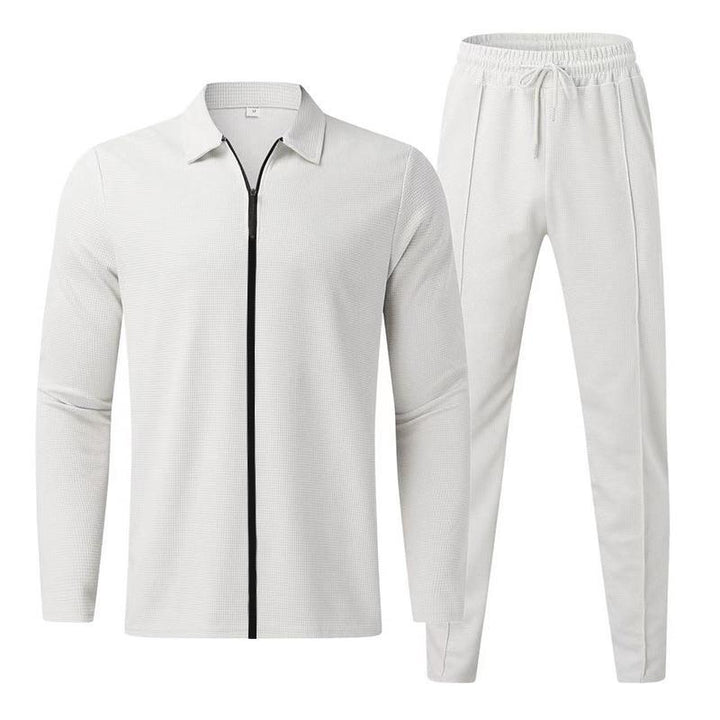 Men's sporty training overall with modern zipper and breathable inserts Lisslune