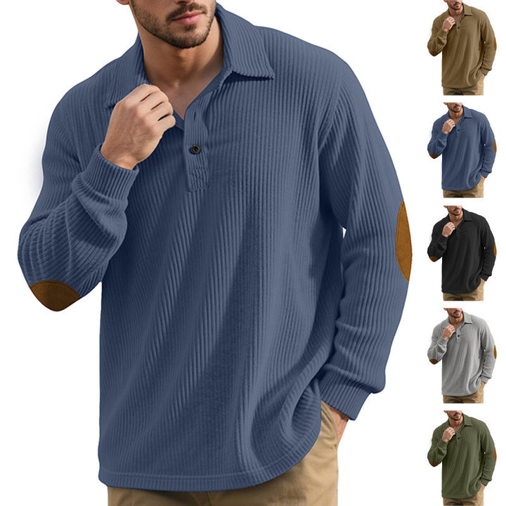 Men's Long Sleeve Polo Shirt Lisslune