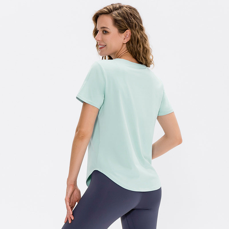 Women casual longline T-shirt and high wearing comfort Lisslune