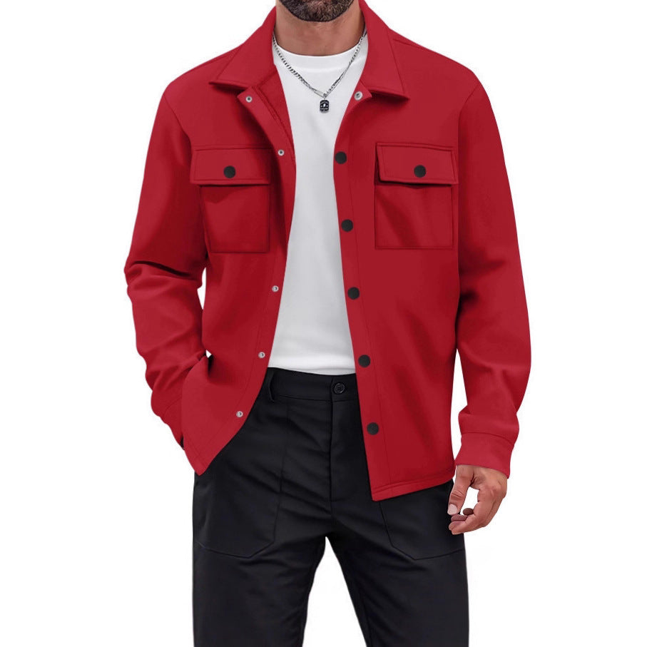 Men's Utility Jacket with Modern Pockets and Comfortable Fit Lisslune