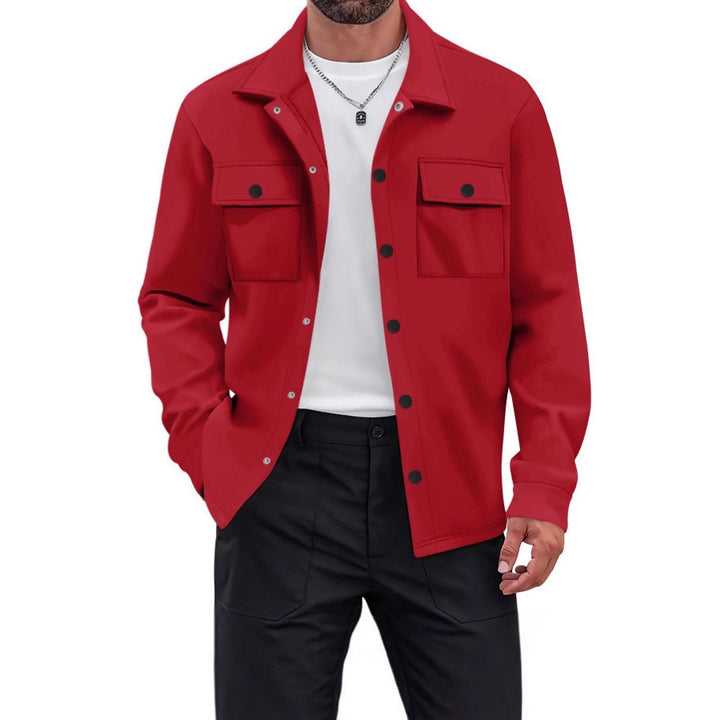 Men's Utility Jacket with Modern Pockets and Comfortable Fit Lisslune
