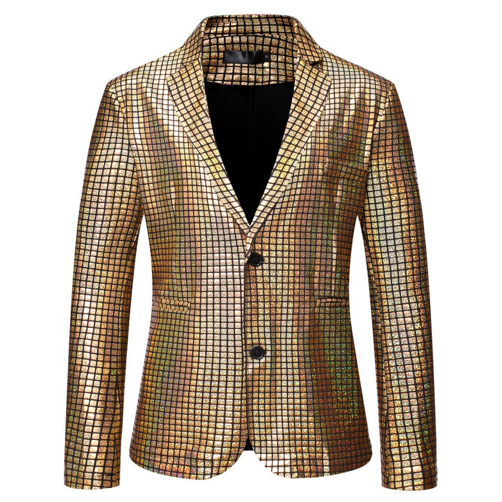 Men's extravagant sequin jacket in modern design Lisslune