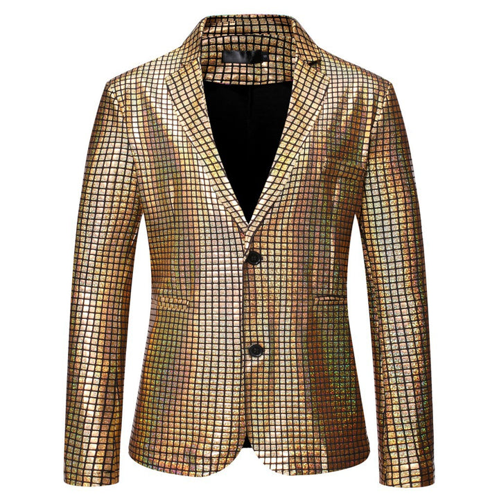 Men's extravagant sequin jacket in modern design Lisslune