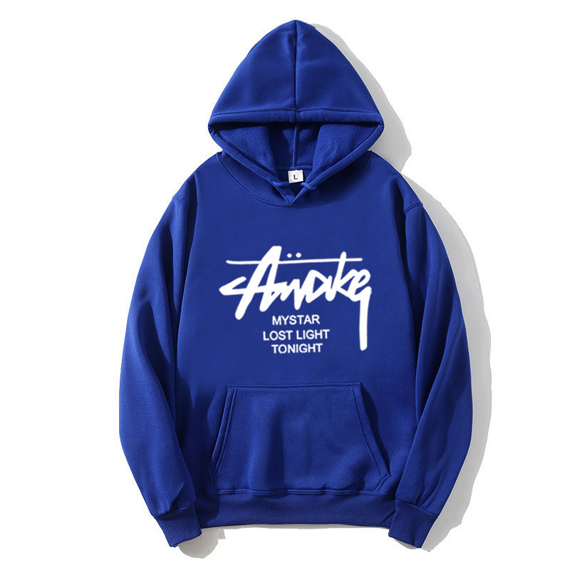 Ladies hoodie with modern lettering Lisslune