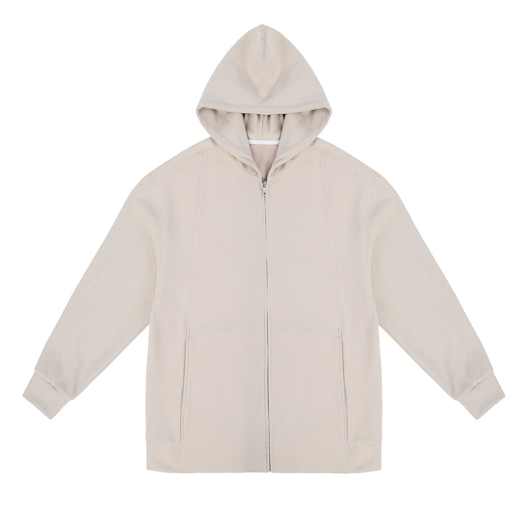 Men's leisure jacket with textured design and practical pockets Lisslune
