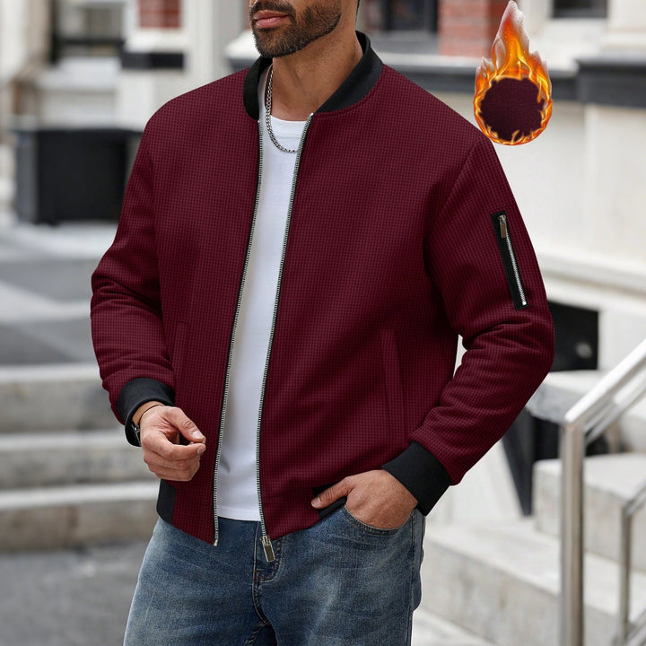 Men's Sporty Bomber Jacket Lisslune