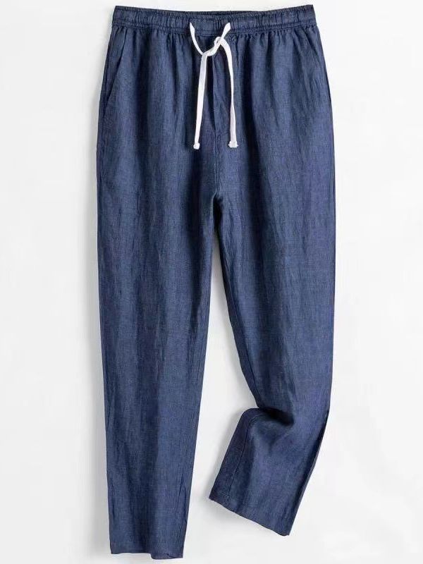 Men's casual suit set made of airy cotton Lisslune