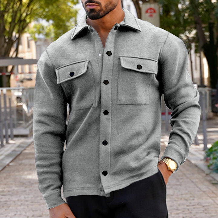 Men's functional jacket with practical pockets and modern cut Lisslune