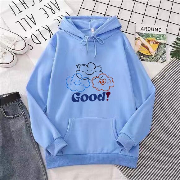 Women's hoodie with playful cloud design Lisslune