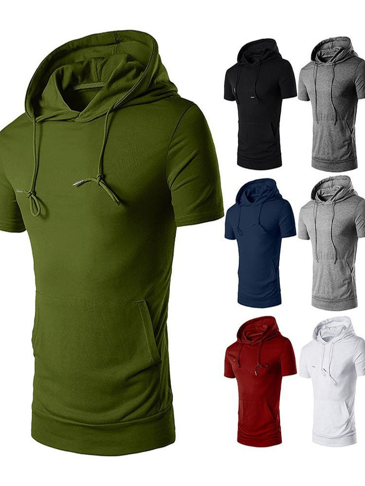 Men's sleeveless hoodie with spacious kangaroo pocket and breathable materials Lisslune