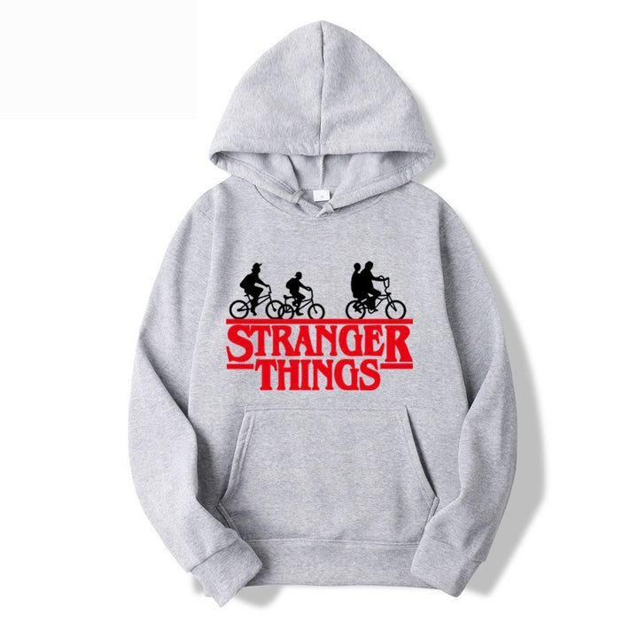 Women's hooded sweatshirt with creative Stranger Things design Lisslune