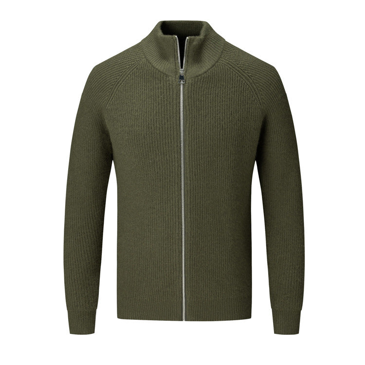 Men's cardigan with high collar Lisslune