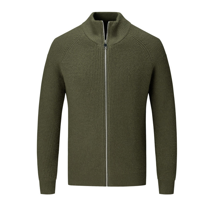 Men's cardigan with high collar Lisslune