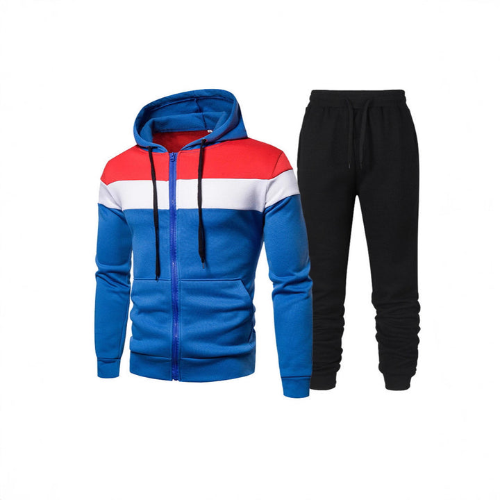 Men's tracksuit with modern color accents and practical pockets Lisslune