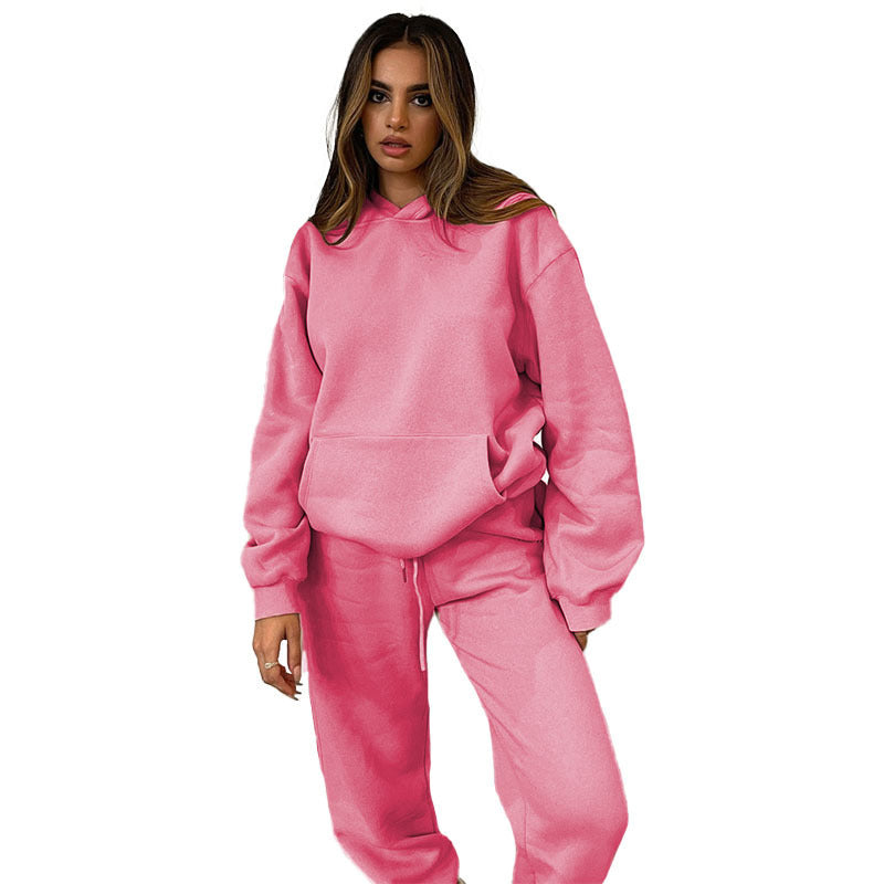 Women's comfortable hooded suit made of high-quality sweatshirt material Lisslune