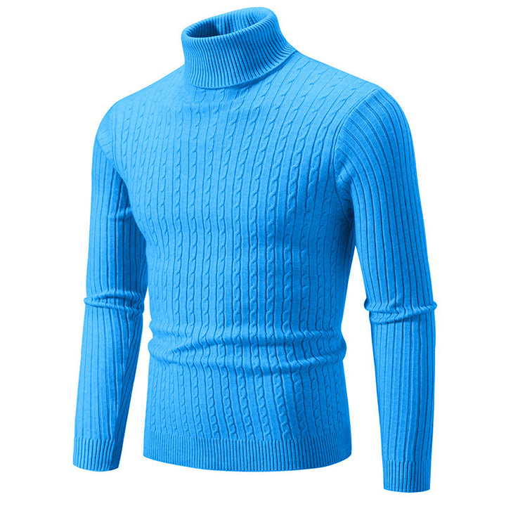 Men's turtleneck sweater made of comfortable knit quality Lisslune