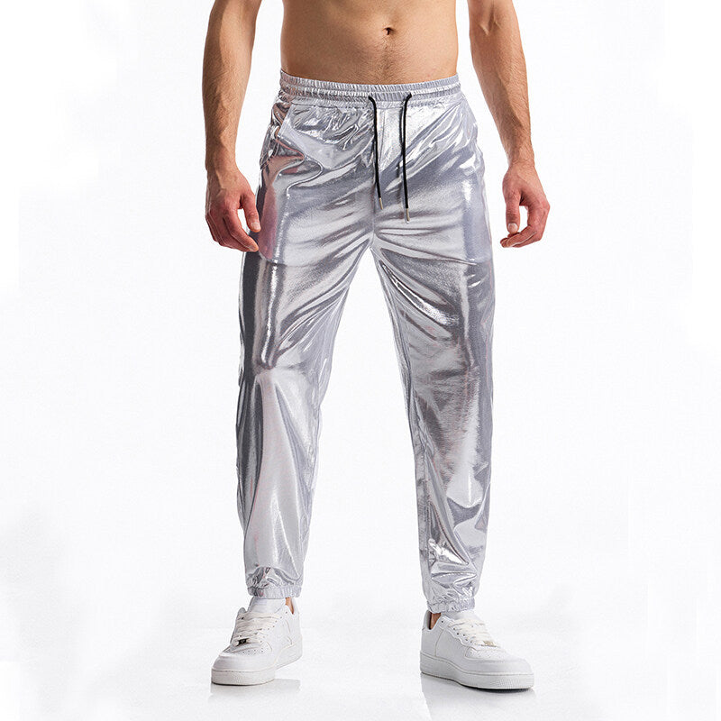 Men's shiny leisure jacket Lisslune