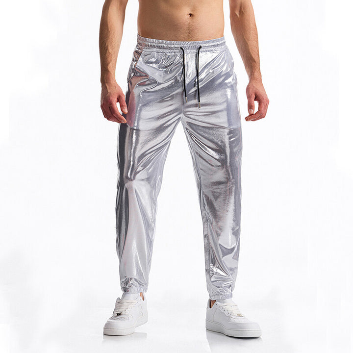 Men's shiny leisure jacket Lisslune