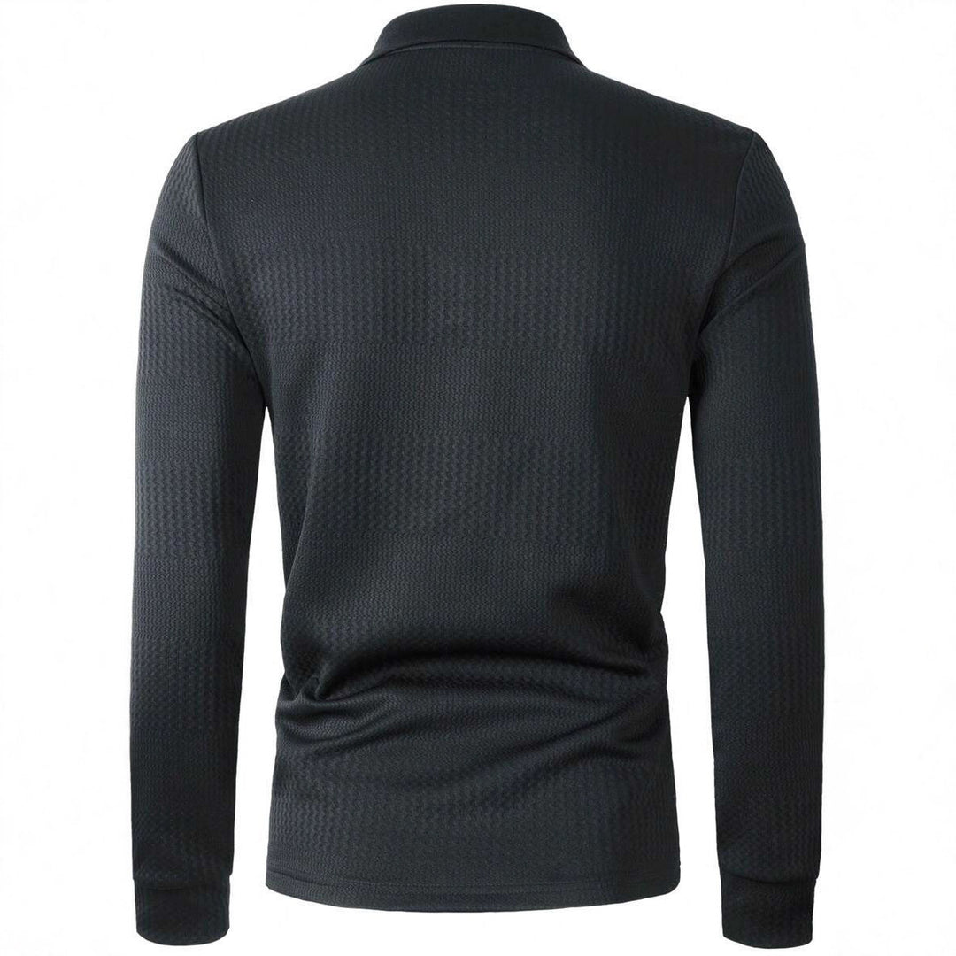 Men's Long Sleeve Polo Shirt Lisslune