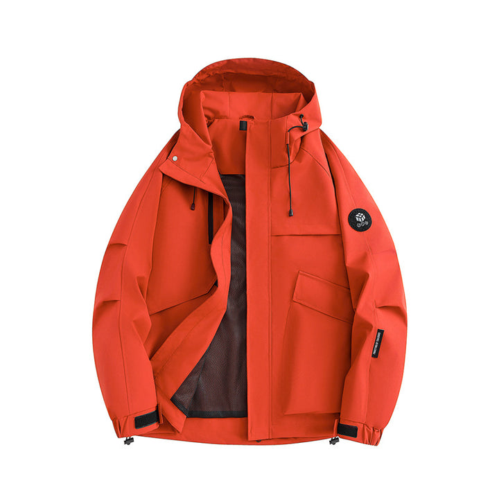 Men's Technical Outdoor Jacket with Versatile Pockets Lisslune