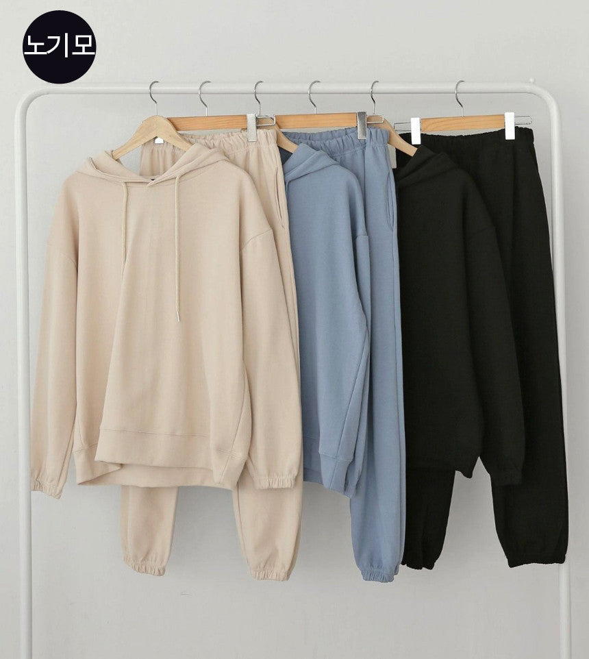 Women's casual hoodie and sweatpants set made of soft cotton material Lisslune