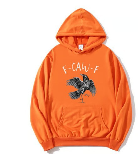 Women's hoodie with creative crow design Lisslune