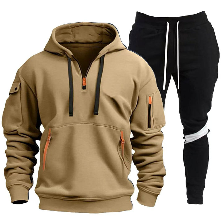 Men's sporty hoodie and jogging pants combination Lisslune