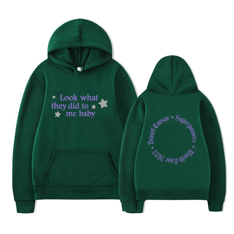 Women's hooded sweatshirt with creative slogan and unique design Lisslune