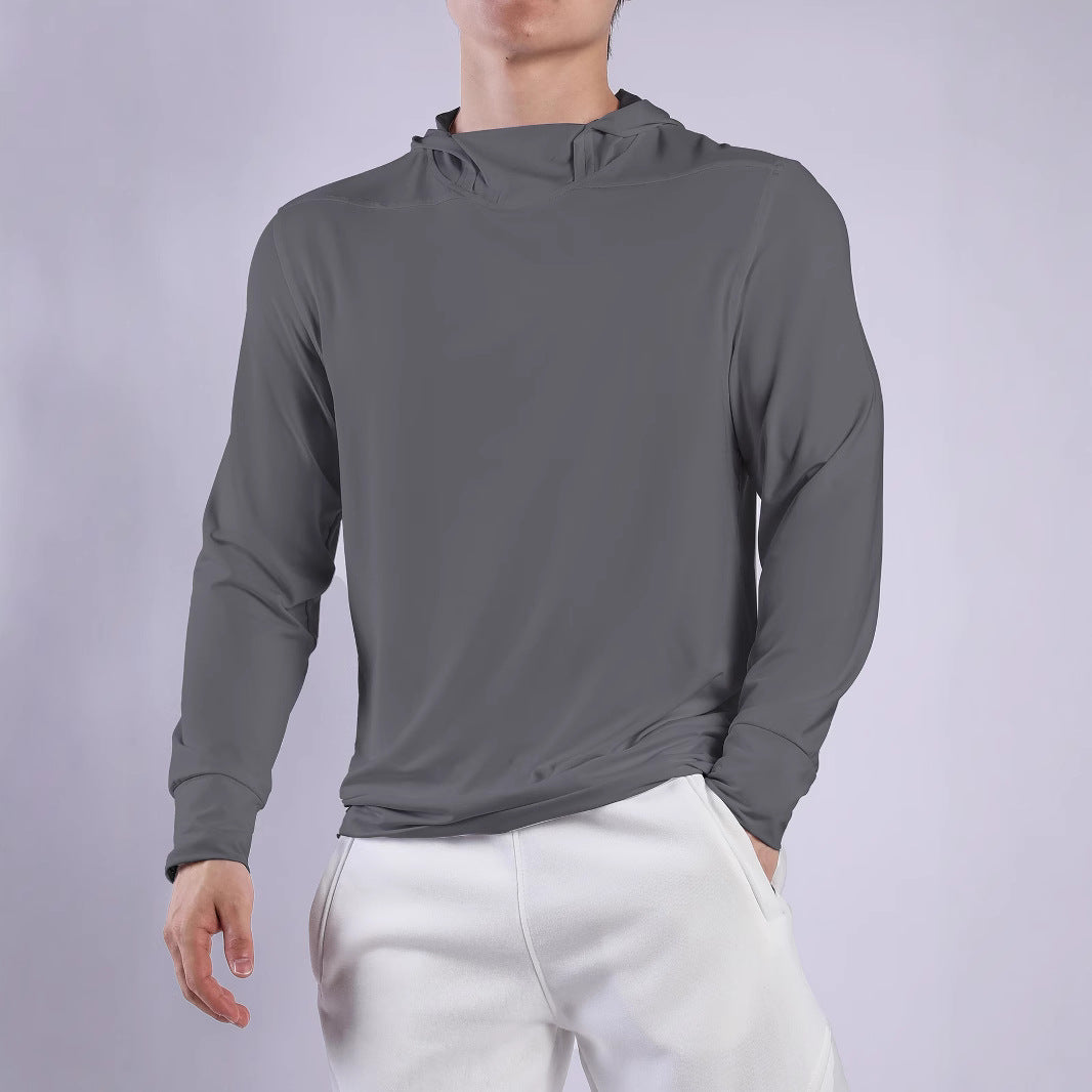 Men's Breathable Training Top with Innovative Hood and Moisture-Regulating Material Lisslune