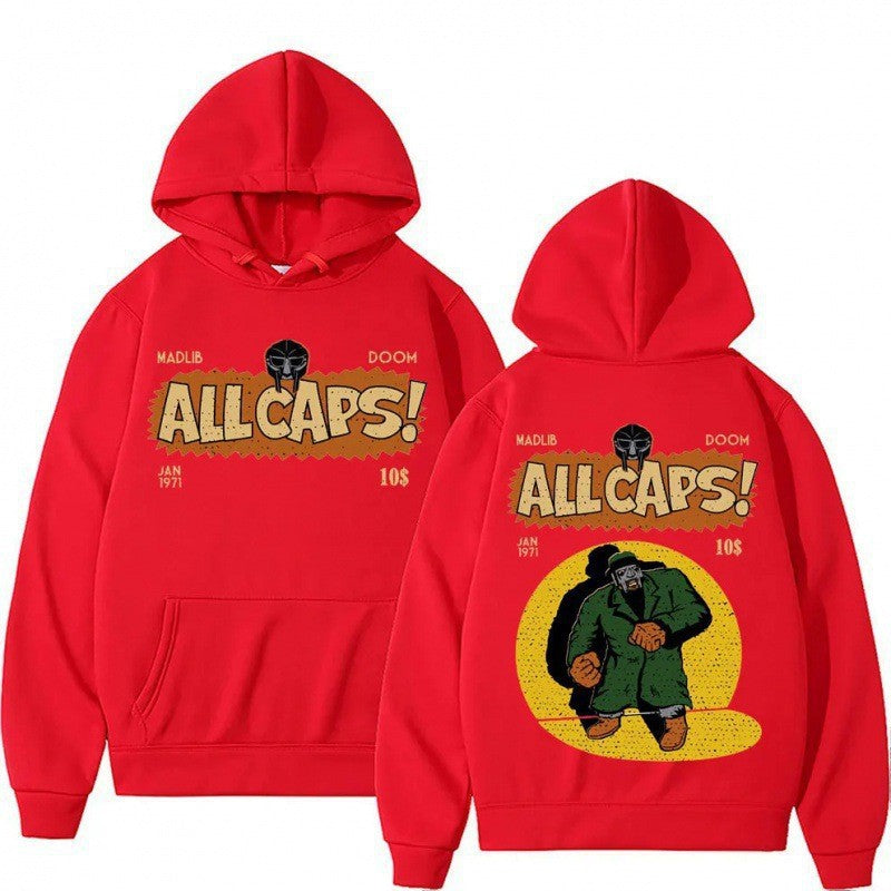 Women’s hoodie with creative comic print Lisslune