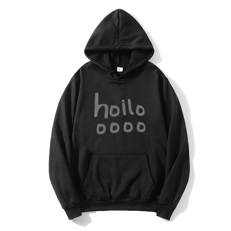 Women's hoodie with loose fit and creative print Lisslune