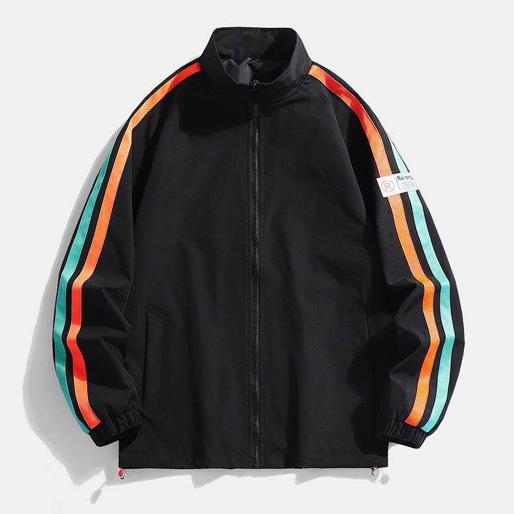 Men's casual sports jacket with reflective accents Lisslune