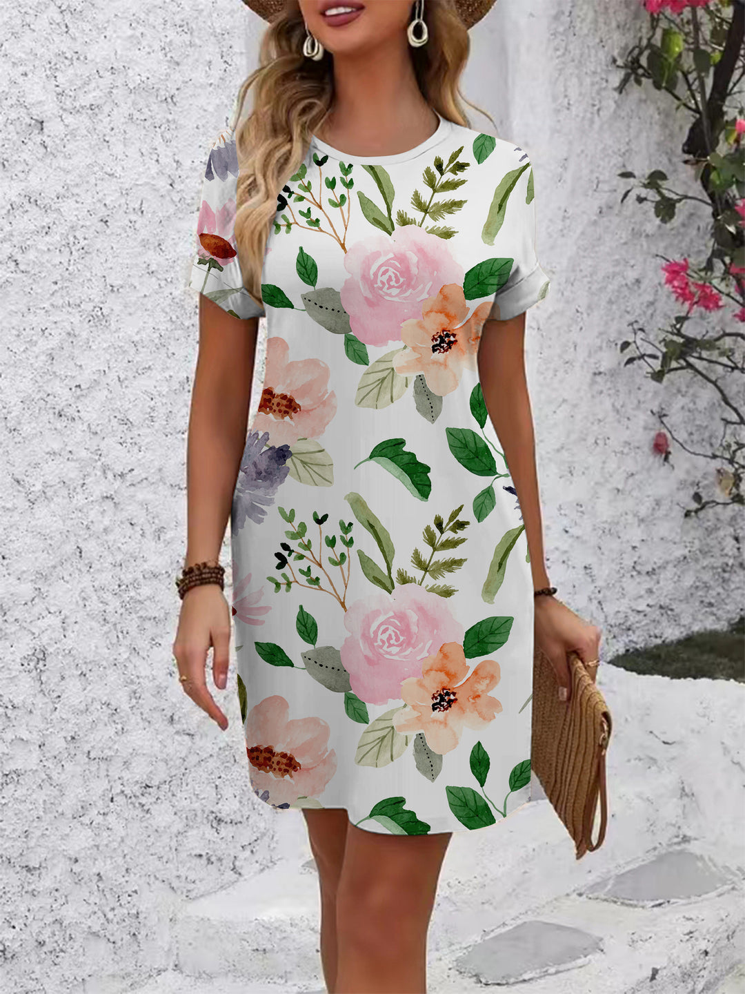 Ladies Flower Dress Lisslune