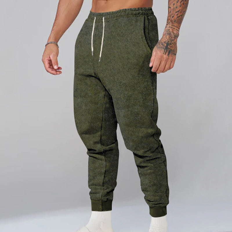 Men's comfortable sweatpants with elastic waistband and sporty style Lisslune