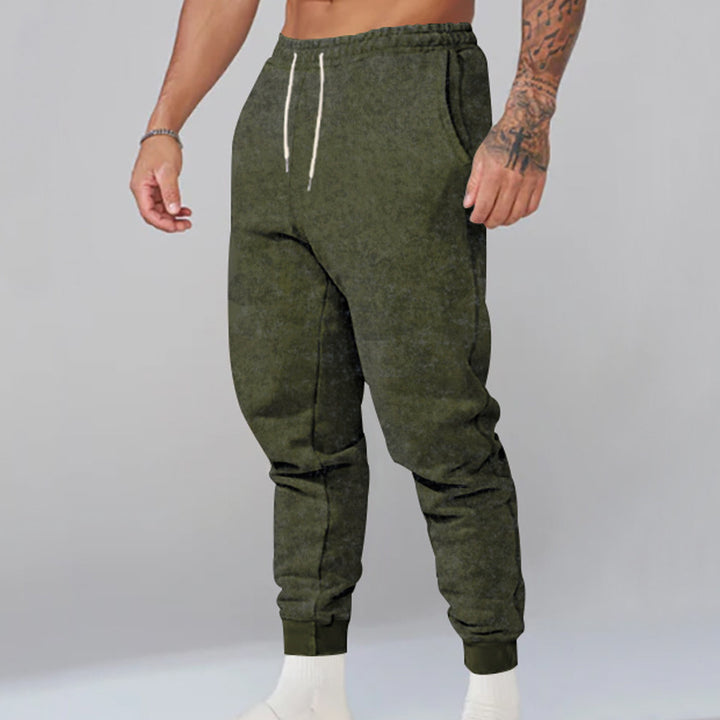 Men's comfortable sweatpants with elastic waistband and sporty style Lisslune