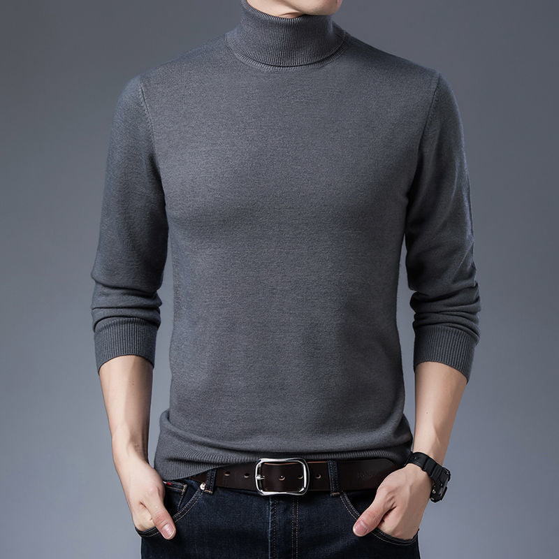 Men's turtleneck sweater made from high-quality wool Lisslune