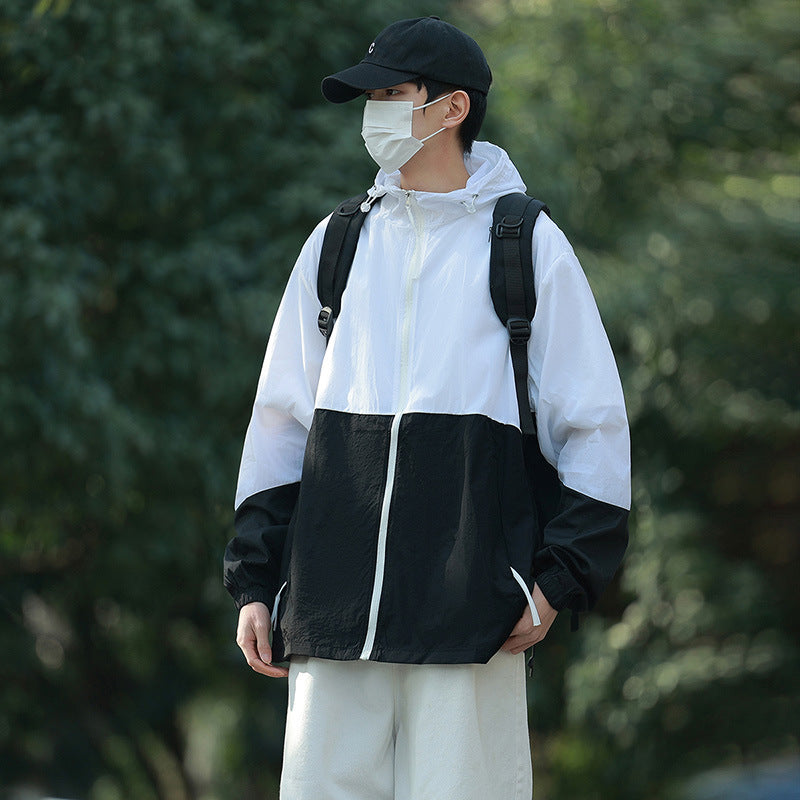 Men's Windproof Outdoor Jacket with Practical Zipper Lisslune