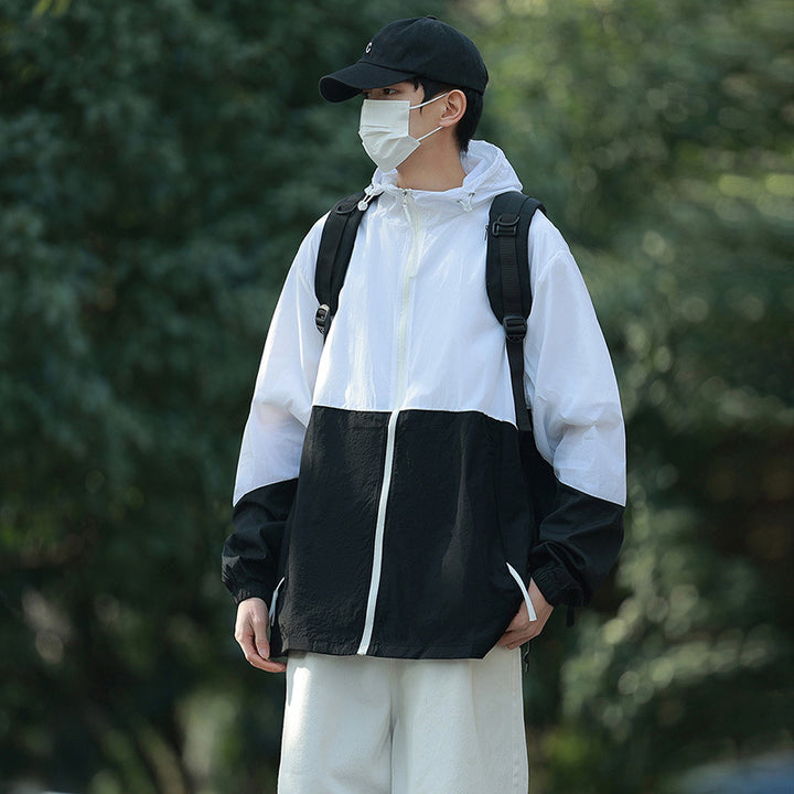 Men's Windproof Outdoor Jacket with Practical Zipper Lisslune