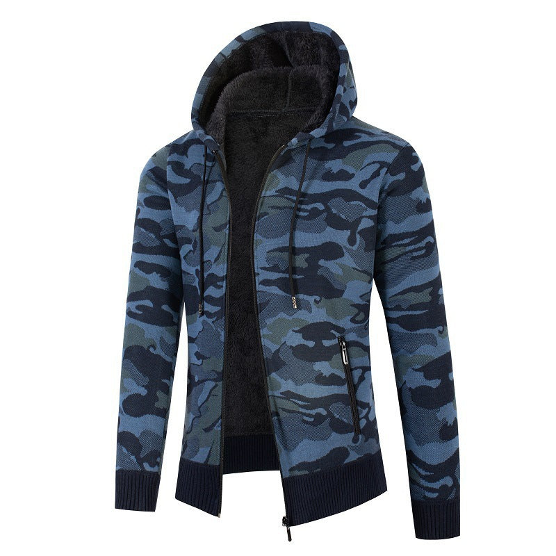 Men's modern hoodie jacket with fleece lining Lisslune