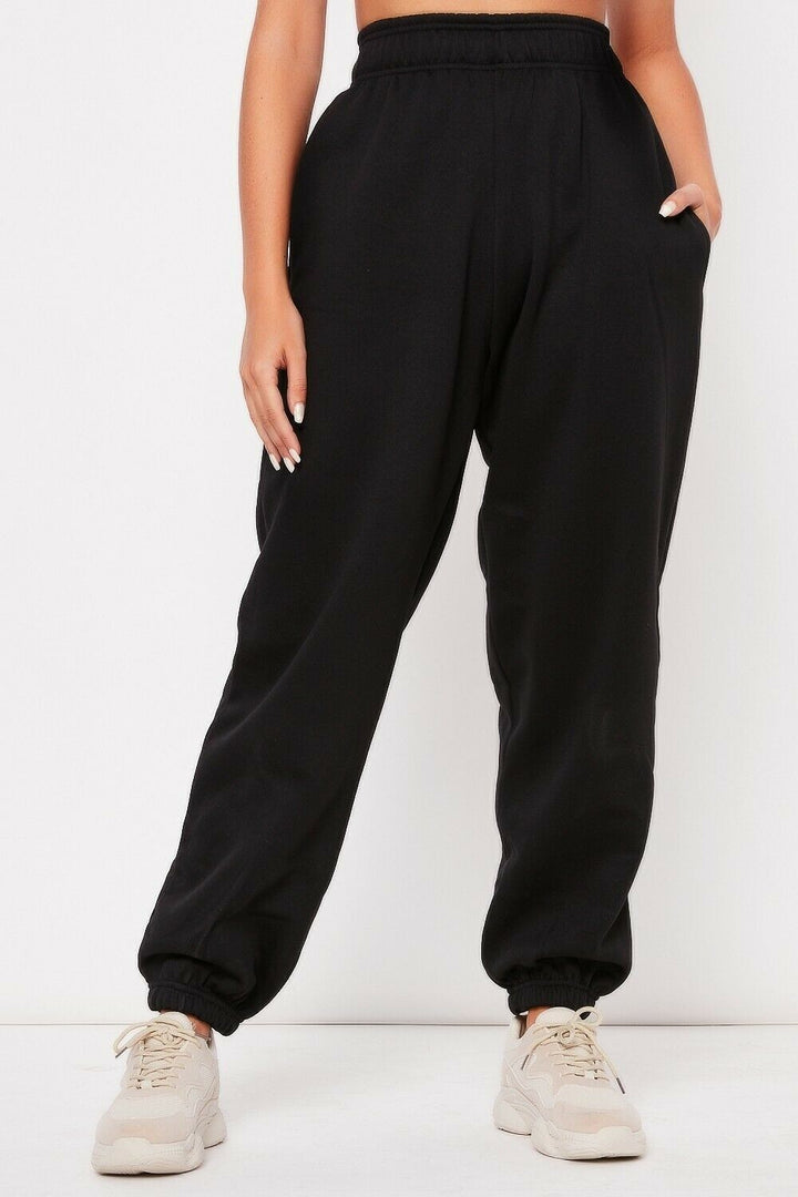 Women's comfortable sweatpants with elastic waistband and cuffs Lisslune
