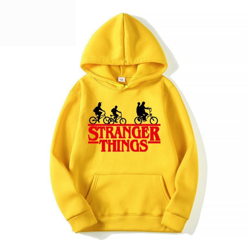 Women's hooded sweatshirt with creative Stranger Things design Lisslune