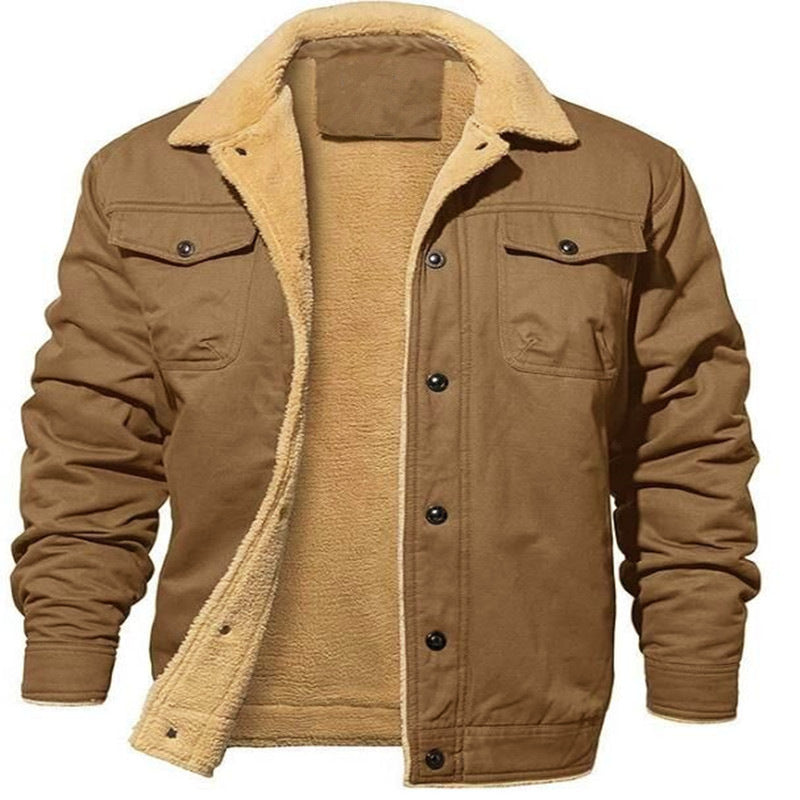 Men's jacket with reversible function and fleece lining Lisslune